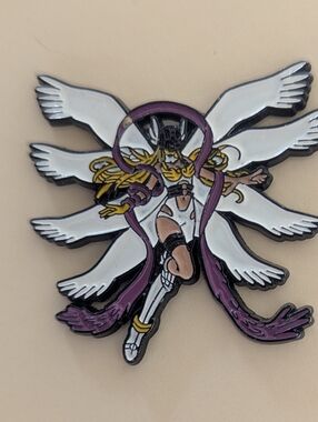 Angewomon Digimon Adventure Digital Monsters Soft Enamel Pin